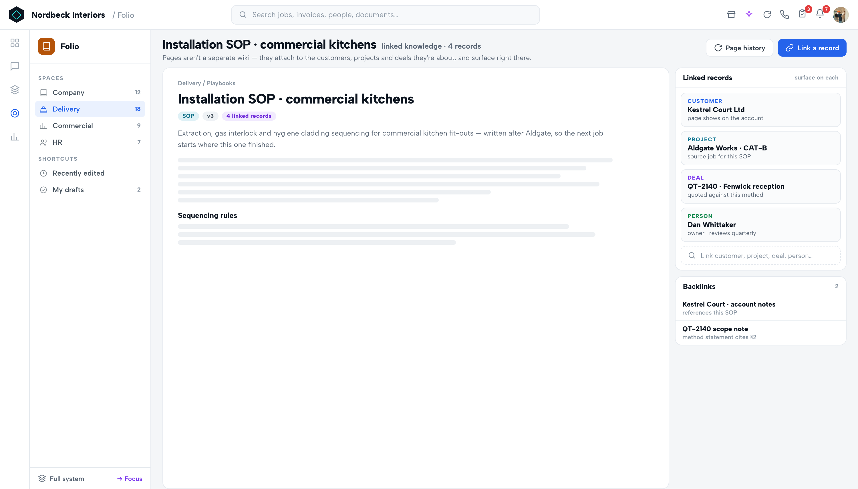 Folio — Tag pages to records
